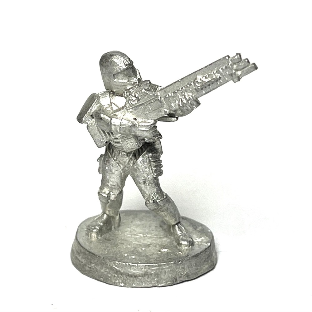 Grenadier Future Warriors Metal Miniature Soldier Heavy Weapon Pulse Rifle D&D